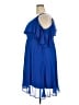 Torrid 100% Polyester Solid Blue Casual Dress Size 20 - photo 5