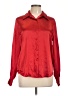 Liz Baker 100% Polyester Red Long Sleeve Blouse Size 10 - photo 1