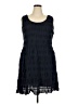 Max Studio Blue Casual Dress Size 2X - photo 1