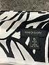 Madison Graphic Black Casual Dress Size 8 - photo 7