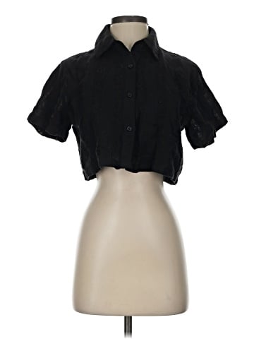 Solid & Striped Short Sleeve Blouse (view 1)