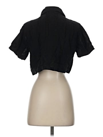 Solid & Striped Short Sleeve Blouse (view 2)