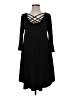 Zenana Premium Solid Black Casual Dress Size S - photo 1