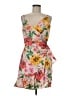 Express 100% Polyester Floral Pink Cocktail Dress Size M - photo 1