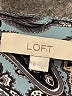 Ann Taylor LOFT Paisley Blue Long Sleeve Blouse Size M - photo 4