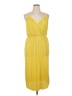 ASOS 100% Polyester Yellow Cocktail Dress Size 14 - photo 1