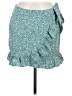 Unbranded 100% Polyester Teal Casual Skirt Size M - photo 1
