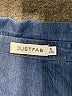 Just Fab Blue Long Sleeve Blouse Size XL - photo 7