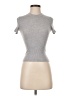 WAYF Gray Short Sleeve Turtleneck Size XS - photo 1