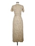WAYF Animal Print Tan Casual Dress Size 8 - photo 2