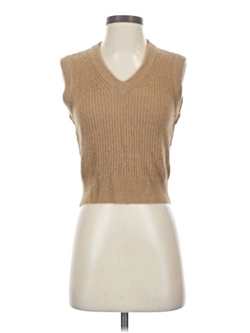 Madewell The Fineloft Shrunken Sweater Vest (view 1)