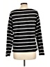 Old Navy 100% Cotton Stripes Black Long Sleeve Top Size L - photo 2