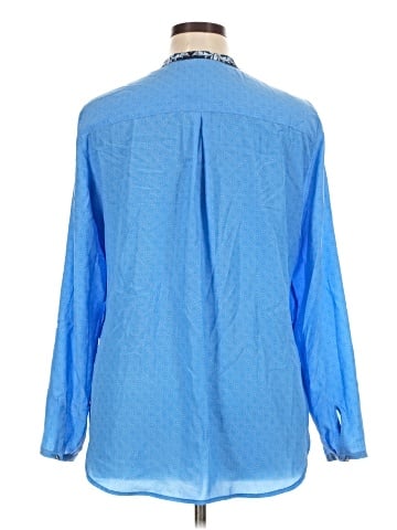 New York & Company Long Sleeve Blouse (view 2)