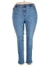 J.Jill Solid Blue Jeans Size 18 - photo 1
