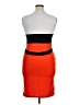 Miusol Color Block Orange Cocktail Dress Size XL - photo 2