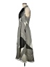 L.K. Bennett Chevron-herringbone Black Gray Casual Dress Size 8 - photo 5