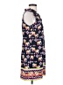 Crown & Ivy 100% Polyester Print Blue Casual Dress Size 2 Petite - photo 4