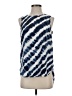 MICHAEL Michael Kors 100% Polyester Blue Sleeveless Top Size S - photo 1