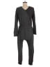 Terez Chevron-herringbone Gray Jumpsuit Size L - photo 2