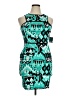 Gabby Skye Graphic Teal Cocktail Dress Size 0X - photo 1