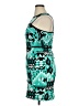 Gabby Skye Graphic Teal Cocktail Dress Size 0X - photo 5