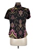 Allison Taylor Paisley Black Short Sleeve Blouse Size M - photo 2