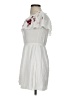 Dizzy Lizzy 100% Rayon White Casual Dress Size S - photo 5
