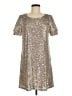 Cable & Gauge Metallic Silver Cocktail Dress Size M - photo 1