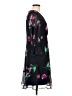 DKNY 100% Polyester Floral Black Cocktail Dress Size 10 - photo 4