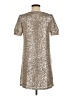 Cable & Gauge Metallic Silver Cocktail Dress Size M - photo 2