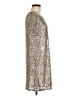 Cable & Gauge Metallic Silver Cocktail Dress Size M - photo 4