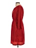 Old Navy 100% Polyester Solid Red Casual Dress Size S - photo 5