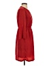 Old Navy 100% Polyester Solid Red Casual Dress Size S - photo 4