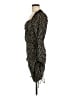 Lush 100% Polyester Floral Black Cocktail Dress Size M - photo 5