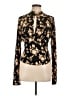 Free People Black Long Sleeve Blouse Size L - photo 1