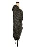 Lush 100% Polyester Floral Black Cocktail Dress Size M - photo 4