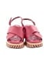 Clarks 100% Leather Red Wedges Size 10 - photo 2