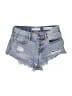 Bullhead 100% Cotton Blue Denim Shorts Size 24 waist - photo 1