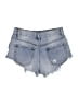 Bullhead 100% Cotton Blue Denim Shorts Size 24 waist - photo 2