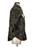 Elan 100% Cotton Camo Green 3/4 Sleeve Button-Down Shirt Size S - photo 4