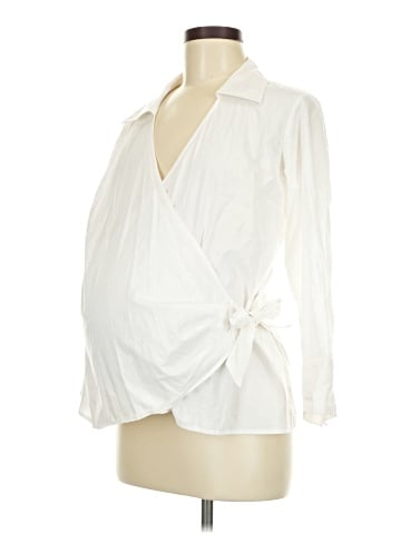 Gap - Maternity 3/4 Sleeve Blouse (view 1)