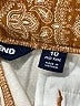 Lands' End Paisley Brown Casual Pants Size 10 - photo 7
