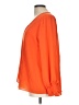 NY Collection Orange Long Sleeve Blouse Size L - photo 5