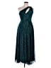 Aqua 100% Polyester Teal Cocktail Dress Size 14 - photo 1