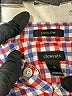 Crewcuts 100% Cotton Checkered-gingham Red Long Sleeve Button-Down Shirt Size 2 - photo 3