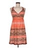 Mudd Paisley Orange Casual Dress Size M - photo 1