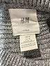 H&M L.O.G.G. 100% Cotton Tweed Gray Pullover Sweater Size M - photo 7