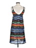 RODEBJER 100% Viscose Graphic Blue Casual Dress Size S - photo 2
