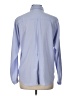 Chaus Solid Blue Long Sleeve Button-Down Shirt Size 10 - photo 2