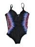 Miraclesuit Graphic Black One Piece Swimsuit Size EU 48 - photo 1